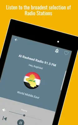 Radio Iraq 📻🇮🇶 Iraqi Music android App screenshot 4