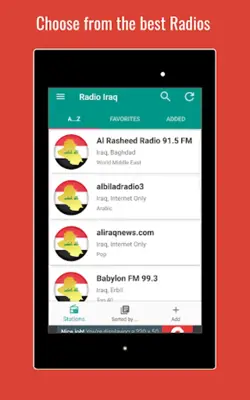 Radio Iraq 📻🇮🇶 Iraqi Music android App screenshot 5