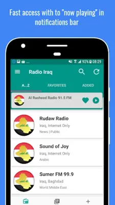 Radio Iraq 📻🇮🇶 Iraqi Music android App screenshot 7